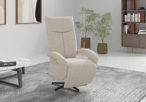 RELAXAČNÉ KRESLO, textil, krémová Sit & More - Online Only obývacie izby, Online Only