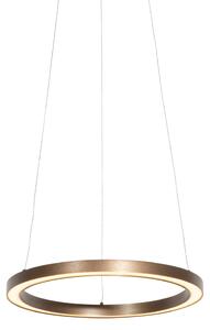 Bronzové závesné svietidlo 40 cm vrátane LED 3-stupňové stmievateľné - Girello