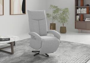RELAXAČNÉ KRESLO, textil, svetlosivá Sit & More - Online Only obývacie izby, Online Only