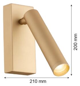 Argon 8326 - LED Nástenné bodové svietidlo RIO LED/4,2W/230V 3000K zlatá