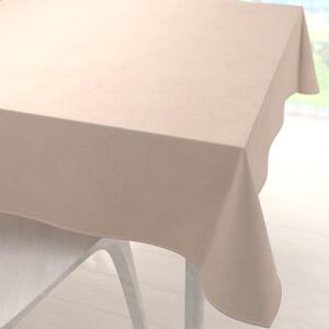 Biante Veľký zamatový štvorcový obrus Velvet Prémium SVP-020 Béžový 150x150 cm