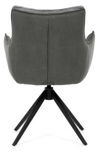 Jedálenská stolička sivá DCH-D1345 GREY2