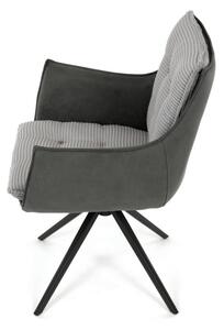 Jedálenská stolička sivá DCH-D1345 GREY2