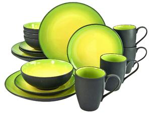 KOMBINOVANÝ SERVIS, 16-dielne, kamenina Creatable - Online Only bytové doplnky, Online Only