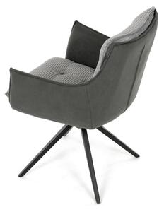 Jedálenská stolička sivá DCH-D1345 GREY2