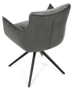 Jedálenská stolička sivá DCH-D1345 GREY2