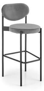 Barová stolička SCH-108 sivá/čierna
