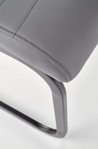 Jedálenská stolička SCK-371 sivá/čierna