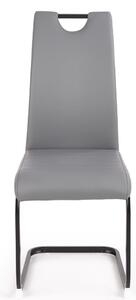 Jedálenská stolička SCK-371 sivá/čierna