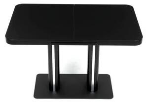 Jedálenský stôl 120x80 cm, rozkladací HT-D1926 BK čierny