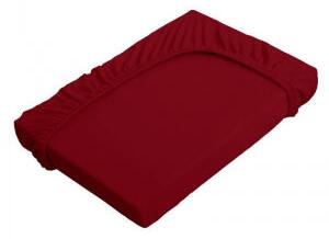 Prestieradlo JERSEY ELASTIC vínová 180x200 cm