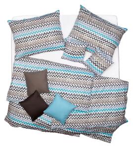 Obliečky KLASIK DESIGN zik zak bežný 1x paplón 140x200 + 1x vankúš 70x90 cm
