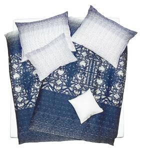 Obliečky SATÉN DESIGN blue bežný 1x paplón 140x200 + 1x vankúš 70x90 cm
