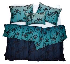 Obliečky SATÉN DESIGN night palms bežný 1x paplón 140x200 + 1x vankúš 70x90 cm