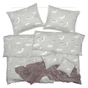 Obliečky SATÉN DESIGN bird wings bežný 1x paplón 140x200 + 1x vankúš 70x90 cm