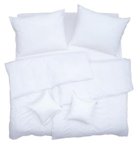 Obliečky ELEGANT PLUS vlnky biela bežný 1x paplón 140x200 + 1x vankúš 70x90 cm