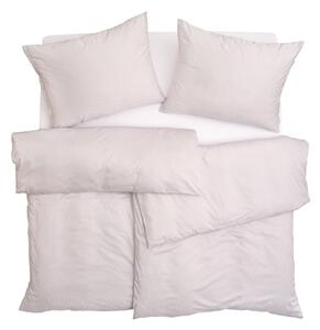 Obliečky ELEGANT PLUS vlnky krémová bežný 1x paplón 140x200 + 1x vankúš 70x90 cm