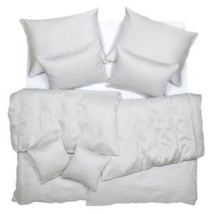 Obliečky SATÉN TENCEL PLUS svetlá sivá bežný 1x paplón 140x200 + 1x vankúš 70x90 cm