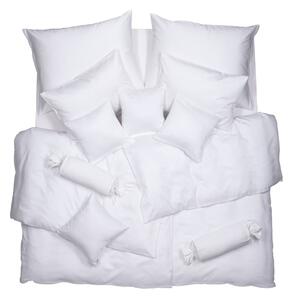 Obliečky SATÉN TENCEL PLUS biela bežný 1x paplón 140x200 + 1x vankúš 70x90 cm