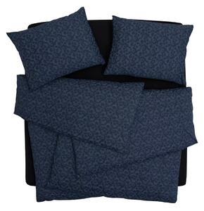 Obliečky ART JERSEY tapestry tmavá modrá bežný 1x paplón 140x200 + 1x vankúš 70x90 cm