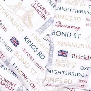 Obliečky KLASIK DESIGN britain bežný 1x paplón 140x200 + 1x vankúš 70x90 cm