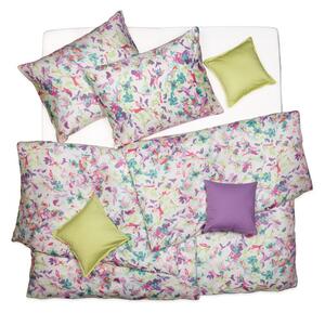 Obliečky JERSEY abstrakt pastelová bežný 1x paplón 140x200 + 1x vankúš 70x90 cm