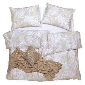Obliečky KLASIK DESIGN palm leaves bežný 1x paplón 140x200 + 1x vankúš 70x90 cm