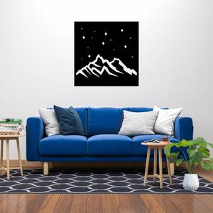 Obraz - kontrast hôr noc-deň Veľkosť rámu: 29x29cm - noc