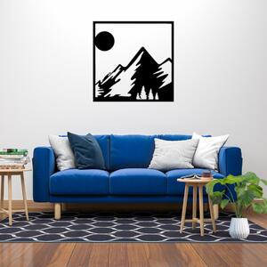Obraz - horská symfónia – noc a deň Veľkosť rámu: 29x29cm - deň