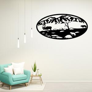 Obraz - prenasledovaný los Veľkosť rámu: 49x25cm