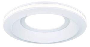 Paulmann Zapustené LED svietidlo Sormus, biele, Ø 10 cm, IP65, 3 ks, Biela / opálová, Kúpeľňa, Plast, Moderný, Zapustené okrúhle