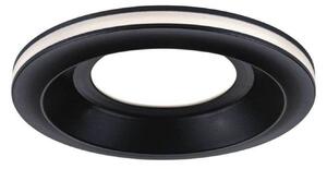 Paulmann Zapustené LED svietidlo Sormus, čierna, Ø 10 cm, IP65, 3 ks, Čierna, Kúpeľňa, Plast, Moderný, Zapustené okrúhle