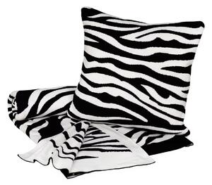 Deka pletená DESIGN zebra 130x190 cm