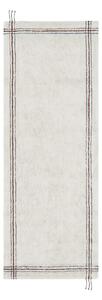 Krémový prateľný ručne tkaný bavlnený behúň 80x230 cm Cuisine Natural – Lorena Canals