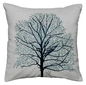 Dekoračný návlek ART NATURE big tree sivá modrá 45x45 cm