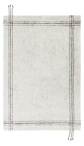 Krémový prateľný ručne tkaný bavlnený koberec 90x130 cm Cuisine Natural – Lorena Canals