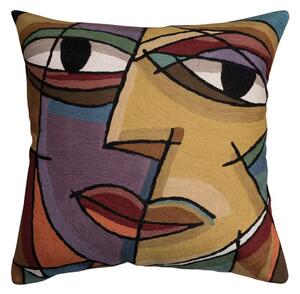 Dekoračný návlek ART WOOL picasso fialová 45x45 cm