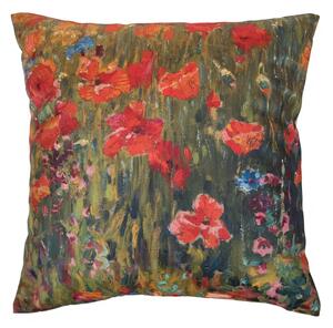 Dekoračný návlek ART VELVET vlčie maky 45x45 cm