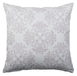 Dekoračný návlek NORD ornament biela fialová 45x45 cm