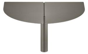 Sivá oceľová polica 30 cm Oru – Blomus