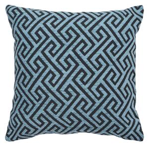 Dekoračný návlek SOFAS kristal aqua čierna 45x45 cm