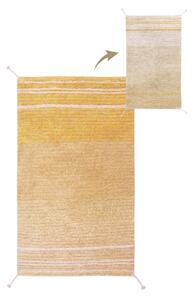 Okrovožltý bavlnený koberec 80x140 cm Twin Amber – Lorena Canals