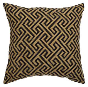 Dekoračný návlek SOFAS kristal žltá čierna 45x45 cm