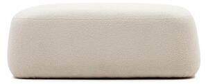 MUZZA Puf tinara 123 x 85 cm biely