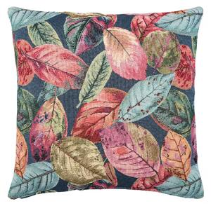 Dekoračný návlek SOFA leaves modrá 45x45 cm