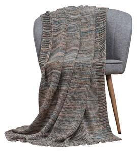 Deka pletená MELANGE LUREX melír pastelová 130x190 cm