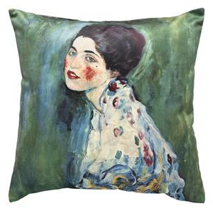 Dekoračný návlek ART VELVET Klimt - portrét 45x45 cm