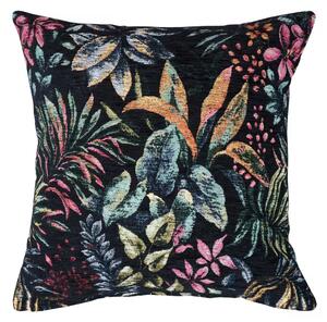 Dekoračný návlek GLAMOUR tropik čierna 45x45 cm