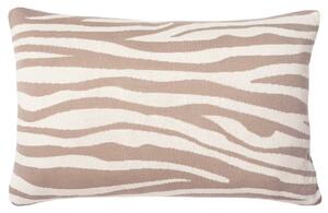 Dekoračný návlek pletený DESIGN zebra smotanová béžová 40x60 cm
