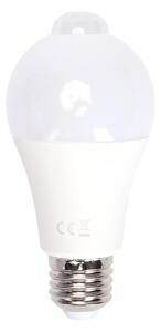 LED žiarovka so senzorom pohybu a súmraku A60 E27/9W/230V 3000K - Aigostar